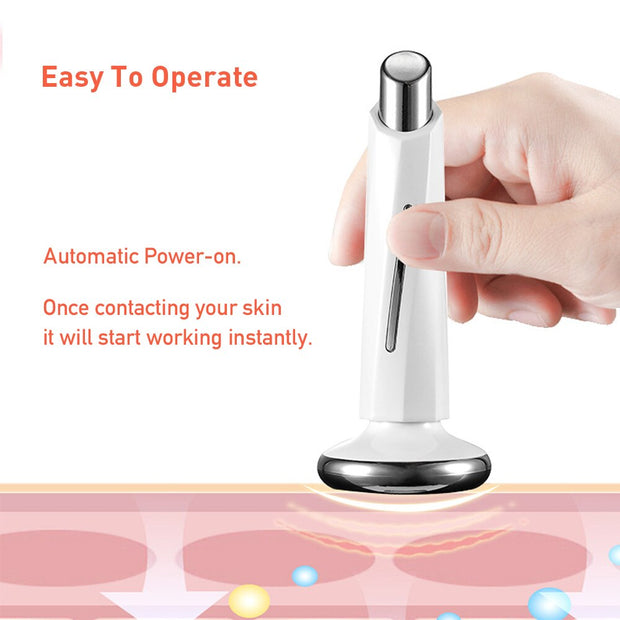 2 in 1 Magnetic Vibration Facial Massager