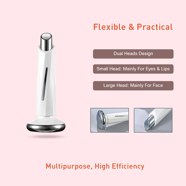 2 in 1 Magnetic Vibration Facial Massager