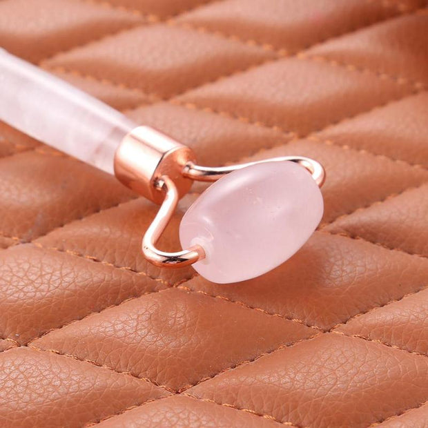 Rose Quartz Face Massage Roller