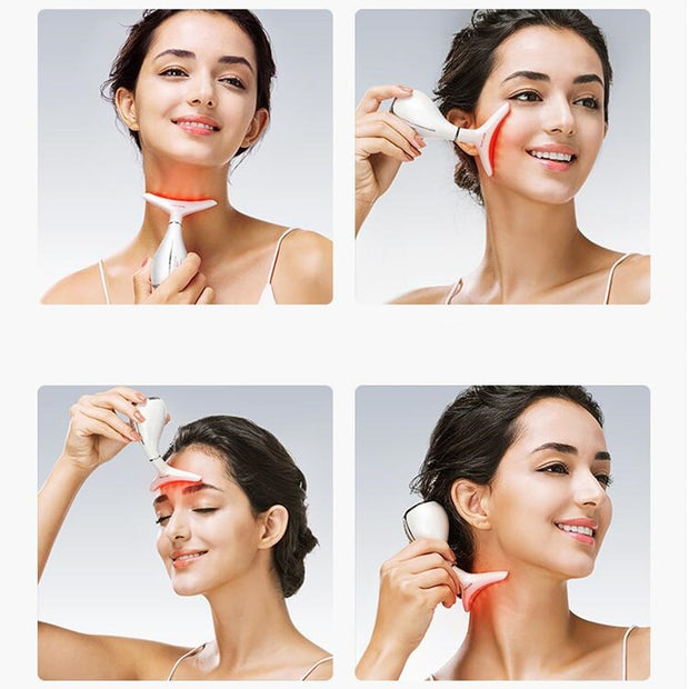 LED Vibration Face & Neck Massager